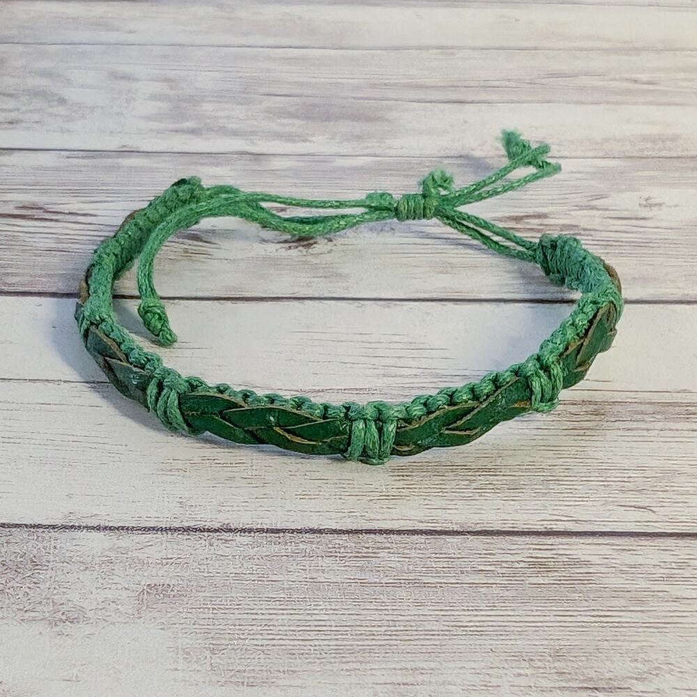 Green Cord Bracelet